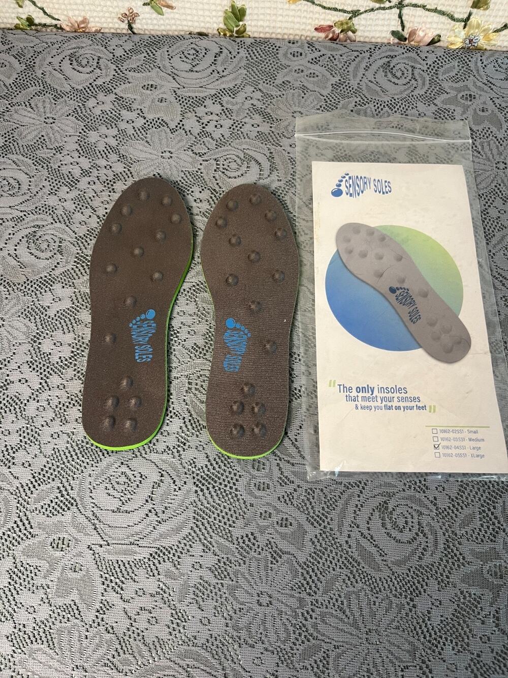 Kids Sensory Soles Orthotic Shoe Insoles Massage Nodules Original Packaging